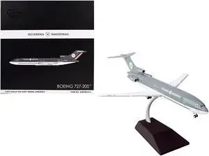 Boeing 727-200 Commercial Aircraft "Guardia Nacional" Gray and White "Gemini 200" 1/200 Die Cast Model Airplane by GeminiJets