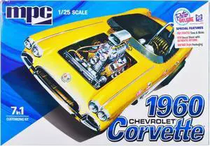 Skill 2 Model Kit 1960 Chevrolet Corvette 7-in-1 Kit 1/25 Scale Model by MPC