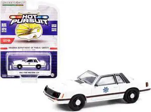 1982 Ford Mustang SSP White "Arizona Department of Public Safety" "Hot Pursuit" Series 39 1/64 Diecast Model Car by Greenlight