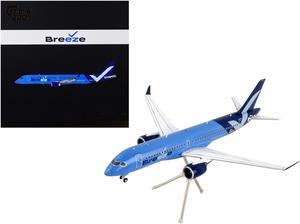 Embraer ERJ-195 Commercial Aircraft "Breeze Airways" Blue "Gemini 200" Series 1/200 Diecast Model Airplane by GeminiJets