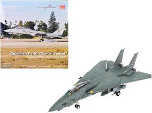 Grumman F-14D Tomcat Fighter Aircraft "VF-31 Tomcat Sunset" (2006) USAF "Air Power Series" 1/72 Diecast Model by Hobby Master