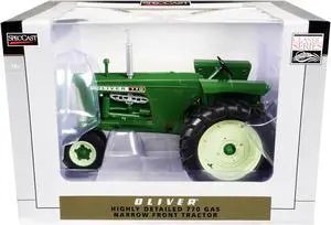 Oliver 770 Gas Narrow Front Tractor Green "Classic Series" 1/16 Diecast Model by SpecCast