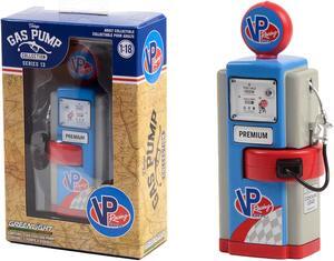 1948 Wayne 100-A Gas Pump "VP Racing Fuels" Blue and Gray "Vintage Gas Pumps" Series 13 1/18 Diecast Model by Greenlight