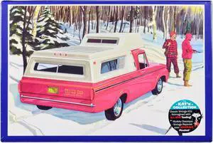 Skill 2 Model Kit 1963 Ford F-100 Camper Pickup Truck 3-in-1 Kit 1/25 Scale Model by AMT