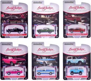 Barrett Jackson "Scottsdale Edition" Set of 6 Cars Series 14 1/64 Diecast Model Cars by Greenlight