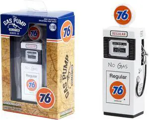 1951 Wayne 505 Gas Pump "Union 76 Regular Gasoline" White "Vintage Gas Pumps" Series 12 1/18 Diecast Model by Greenlight