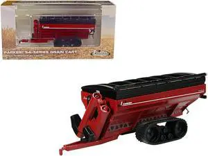 Parker 1154 Grain Cart with Tracks Red 1/64 Diecast Model by SpecCast