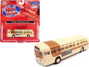 GMC PD-4103 Transit Bus #948 Beige "MTA Miami" 1/87 (HO) Scale Model by Classic Metal Works