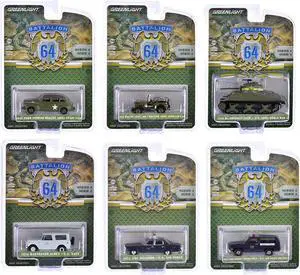 "Battalion 64" Set of 6 pieces Series 4 1/64 Die Cast Models by Greenlight