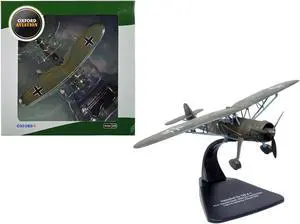 Henschel Hs 126 A-1 Reconnaissance Aircraft German Luftwaffe "Oxford Aviation" 1/72 Diecast Model Airplane by Oxford Diecast