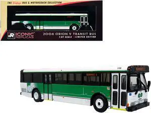 2006 Orion V Transit Bus GO Ontario "The Vintage Bus and Motorcoach Collection" 1/87 (HO) Diecast Model by Iconic Replicas