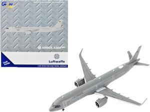 Airbus A321neo Transport Aircraft "German Luftwaffe" Gray "Gemini Macs" Series 1/400 Diecast Model Airplane by GeminiJets