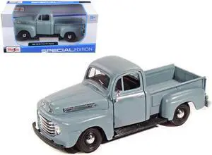 1948 Ford F-1 Pickup Truck Gray 1/25 Diecast Model by Maisto