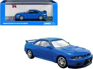 Nissan Skyline GT-R (R33) RHD (Right Hand Drive) Blue "LM Limited" 1/64 Diecast Model Car by Inno Models
