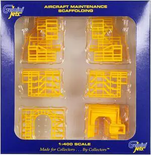 Aircraft Maintenance Scaffolding 6 Piece Set for 1/400 Scale Models by GeminiJets