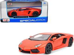 Lamborghini Aventador LP700-4 Orange 1/24 Diecast Model Car by Maisto