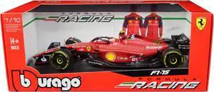 Ferrari F1-75 #55 Carlos Sainz "Ferrari Racing" Formula One F1 (2022) "Formula Racing" Series 1/18 Diecast Model Car by Bburago