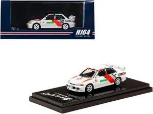 Mitsubishi Lancer RS Evolution III RHD Scortia White "Groupe A Promotion" 1/64 Diecast Model Car by Hobby Japan