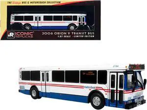 2006 Orion V Transit Bus WMATA Washington "54 L'Enfant Plaza Station" Limited Edition 1/87 (HO) Diecast Model by Iconic Replicas