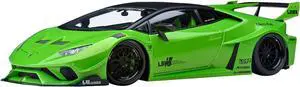 Lamborghini Huracan GT "LB-Silhouette Works" Pearl Green Metallic with Black Top 1/18 Model Car by Autoart
