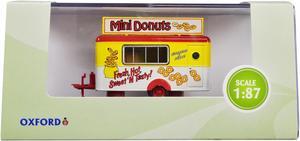 Mobile Food Trailer "Mini Donuts" 1/87 (HO) Scale Diecast Model by Oxford Diecast