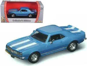 1967 Chevrolet Camaro Z-28 Blue 1/43 Diecast Model Car by Road Signature
