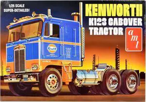Skill 3 Model Kit Kenworth K-123 Cabover Truck Tractor "Gulf Oil" 1/25 Scale Model by AMT