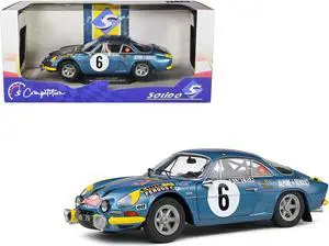 Alpine A110 1600S #6 Andruet - Pagani "Rallye Montecarlo" (1972) "Competition" Series 1/18 Diecast Model Car by Solido