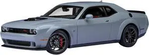 2022 Dodge Challenger R/T Scat Pack Widebody Smoke Show Gray 1/18 Model Car by Autoart