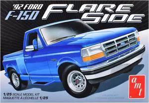 Skill 2 Model Kit 1992 Ford F-150 Flare Side Pickup Truck 1/25 Scale Model by AMT