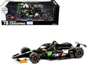 Dallara IndyCar #78 "JHR" Juncos Hollinger Racing "NTT IndyCar Series" (2024) 1/18 Diecast Model Car by Greenlight