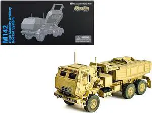 United States M142 High Mobility Artillery Rocket System Desert Camo "NEO Dragon Armor" 1/72 Plastic Model by Dragon Models