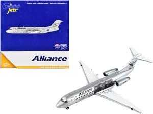 Fokker F70 Commercial Aircraft "Alliance Airlines - 100 Years First Flight from England" Silver Metallic 1/400 Diecast Model Airplane by GeminiJets