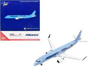 Embraer ERJ-190 Commercial Aircraft "Alliance Airlines - Air Force" Blue 1/400 Diecast Model Airplane by GeminiJets