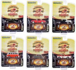 "Busted Knuckle Garage" Series 2, 6 piece Set 1/64 Diecast Model Cars by Greenlight