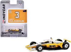 Dallara IndyCar #3 Scott McLaughlin "XPEL" Team Penske "NTT IndyCar Series" (2024) 1/64 Diecast Model Car by Greenlight