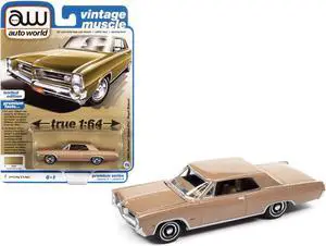1964 Pontiac Grand Prix Royal Bobcat Saddle Bronze Metallic "Vintage Muscle" Limited Ed 1/64 Diecast Model Car by Auto World