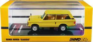 Land Rover "Classic" RHD (Right Hand Drive) Sanglow Yellow 1/64 Diecast Model Car by Inno Models