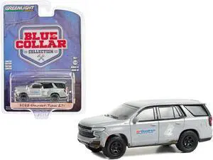2022 Chevrolet Tahoe Z71 Gray Met. (Dirty) "BFGoodrich" "Blue Collar Collection" Series 12 1/64 Diecast Model Car by Greenlight