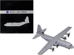 Lockheed C-130J Super Hercules Transport Aircraft "British Royal Air Force" Gray 1/200 Diecast Model Airplane by GeminiJets
