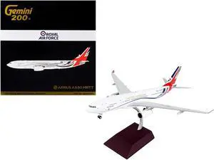 Airbus A330 MRTT Tanker Aircraft White w/United Kingdom Flag Graphics 1/200 Diecast Model Airplane by GeminiJets