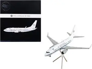 Boeing 737-700 Transport Aircraft "Royal Australian Air Force - A36-001" White & Gray 1/200 Diecast Model Airplane by GeminiJets