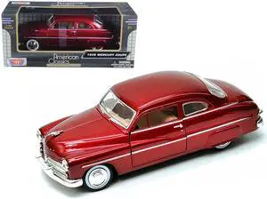 1949 Mercury Red 1/24 Diecast Model Car by Motormax
