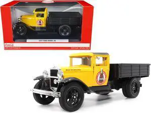 1931 Ford Model AA Pickup Truck Yellow and Black "Coca-Cola" 1/24 Diecast Model Car by Motor City Classics