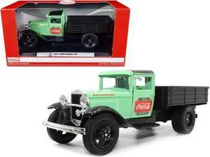 1931 Ford Model AA Truck Light Green and Black "Pause. Refresh. Drink Coca-Cola" 1/24 Diecast Model Car by Motor City Classics