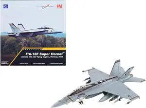 Boeing F/A-18F Super Hornet Fighter Aircraft "VFA-122, Flying Eagles" (2022) US Navy 1/72 Diecast Model by Hobby Master