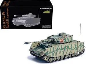 Germany Pz.Kpfw.IV Ausf.H with Schurzen Tank #624 "3.Pz.Div., Ukraine" "NEO Dragon Armor" 1/72 Plastic Model by Dragon Models
