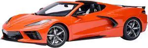 2020 Chevrolet Corvette C8 Stingray Sebring Orange 1/18 Model Car by Autoart