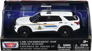 2022 Ford Police Interceptor Utility "RCMP" White "Law Enforcement and Public Service" Series 1/43 Diecast Model Car by Motormax