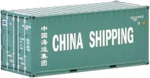"China Shipping" 20Ft Container Turquoise "WSI Premium Line" 1/50 Diecast Model by WSI Models
